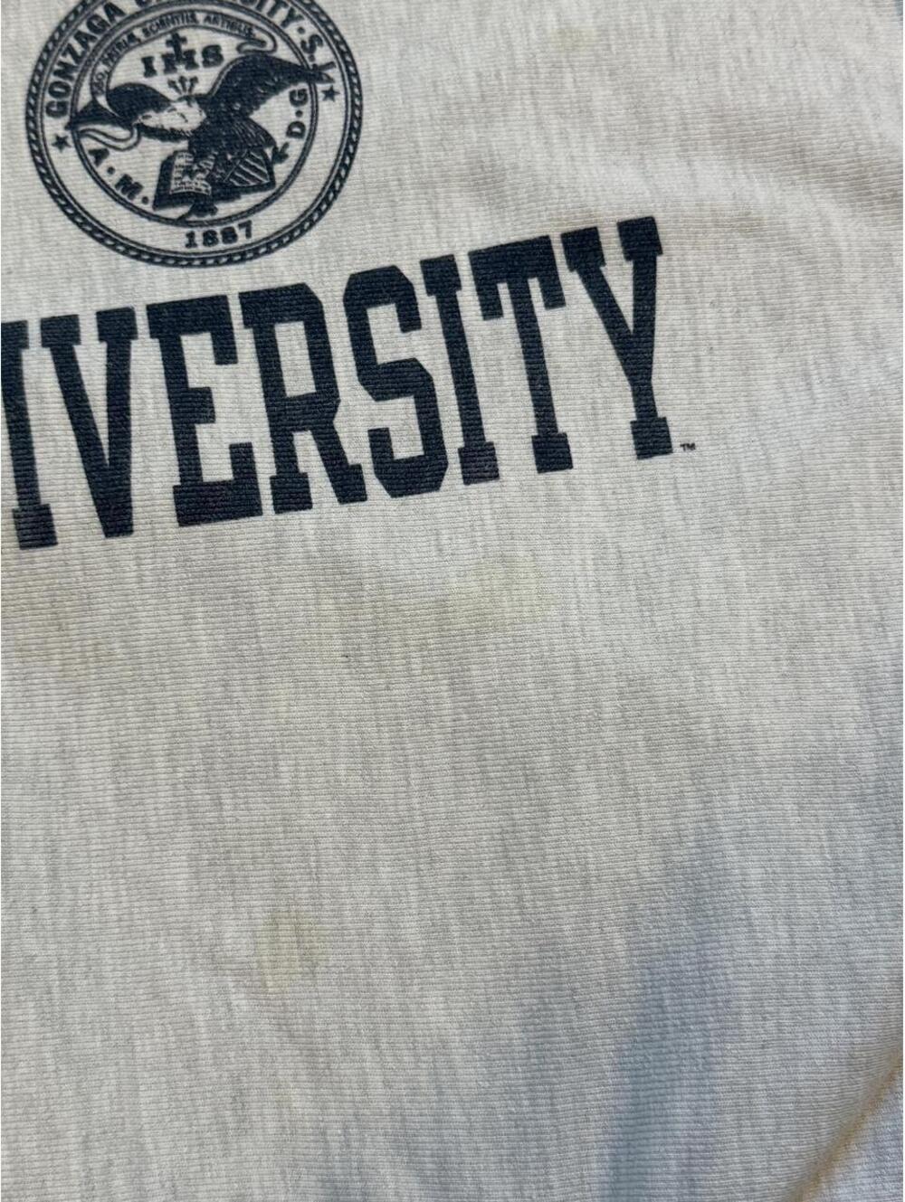 Vintage Gonzaga University Washington Champion Reverse Weave Size Medium - Picture 5 of 8